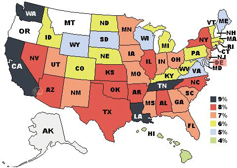 特拉华州地图美国位置图片